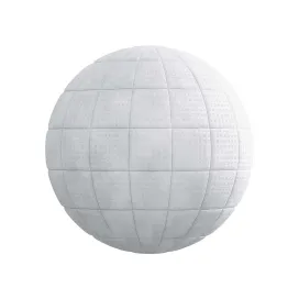 Quilted white fabric2